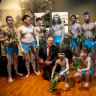 Indigenous dancers at the Museum of Sydney on Sunday, where Minister for Aboriginal Affairs and Arts Ben Franklin announced a new dedicated Aboriginal Cultural Space will be established at the site of First Government House in NSW.