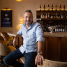 Bar Olo owner Anthony Scutella inside his new venue, which complements his restaurant Scopri.