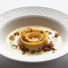 Pappardelle ripiene (pasta filled with Jerusalem artichoke) at Bar Olo.
