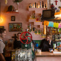 Inside Ballarat’s cosy and colourful Pancho restaurant.