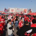 Pre-game partying at Levi’s Stadium, San Francisco.