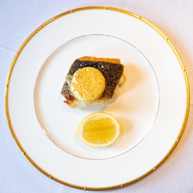 Murray cod with sea urchin butter. 