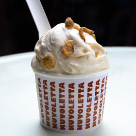 Earl Grey and candied pistachio at Nuvoletta.