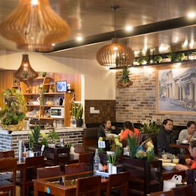 Inside the Springvale restaurant.