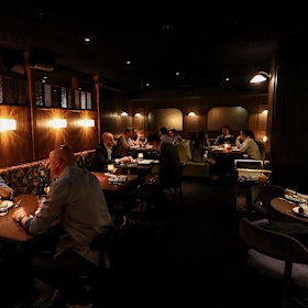 The dining room.