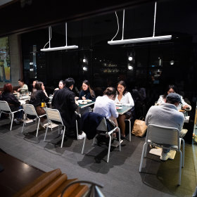 Bistro Nido is reminiscent of Parisian “passages”.