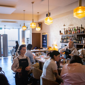 Inside Bar Olo, Carlton.