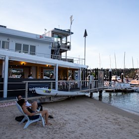 St Siandra’s own private strip of sand.