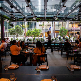 The vibrant eatery in Parramatta Square.