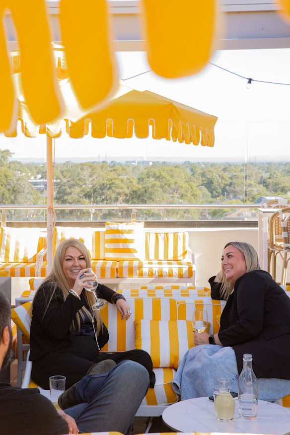 Gambino’s rooftop bar looks over Kingsway.