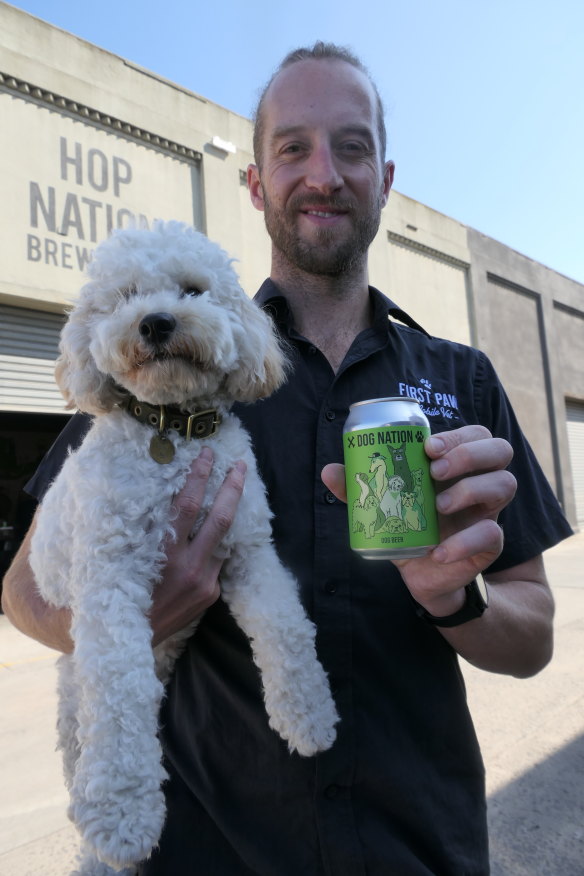 Dog Nation dog beer is both dog and human friendly. 