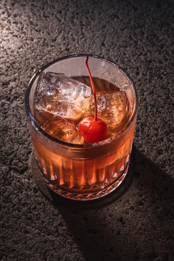 Cherry Bomb cocktail. 