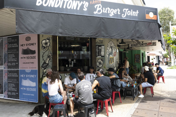 Take time to drink in the cruisy vibes at BondiTony’s.