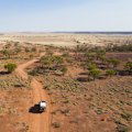 A road near Winton, Queensland – the outback is more of a feeling than a place.