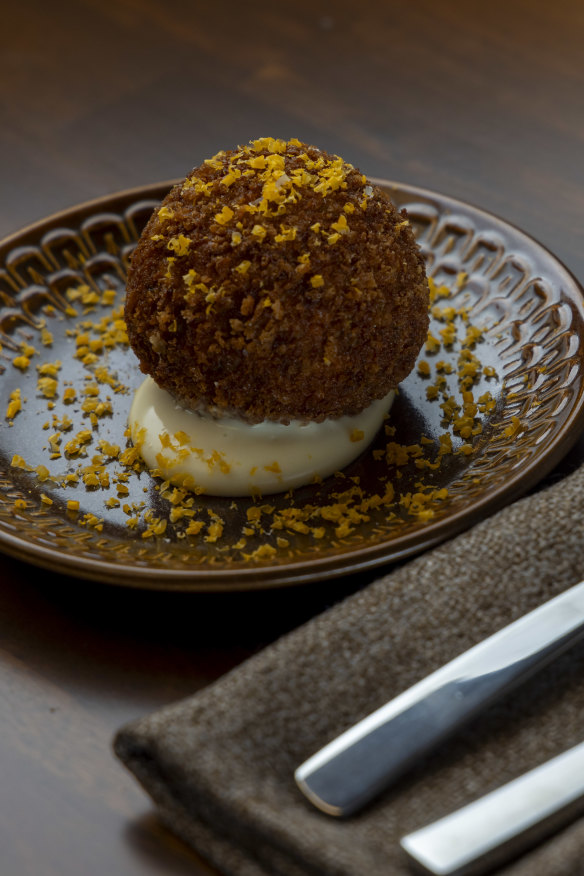 Granda Padang creme arancini.
