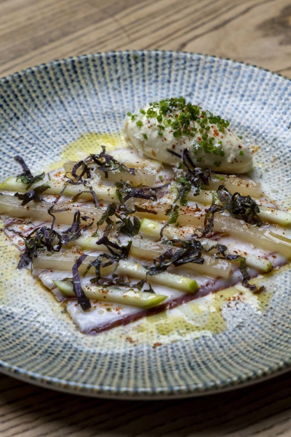 Smoked eel.