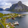 Postcard beauty: Hurtigruten Coastal Express between Bergen and Kirkenes.