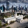 Carlton and the Royal Exhibition Building.