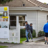 A crowd of 50 people turned out for the auction at 38 Higinbotham Street, Coburg on Saturday.