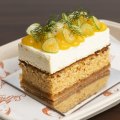 Sweets such as fennel, yoghurt, mandarin cake prove the adage “you eat with your eyes first”.