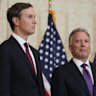US envoys Jared Kushner (left) and Steve Witkoff at the first Islamabad meeting.
