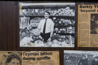 Geoff Hope in the early 1980s, when the store was toy-focused.