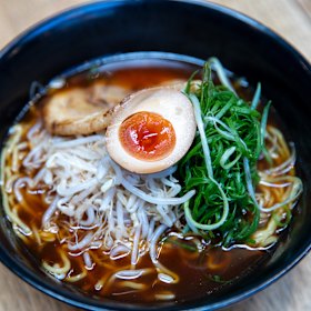 The shoyu ramen. 