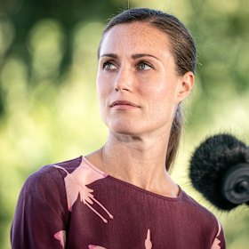 Finland Prime Minister Sanna Marin.