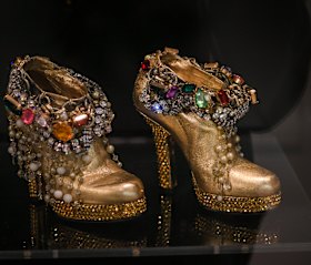 Kylie Minogue’s shoes are one of over 850,000 items that make up the Arts Centre’s performing arts collection.