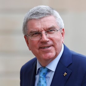 IOC president Thomas Bach.