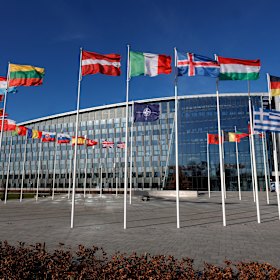 Markas NATO di Brussels, Belgia.