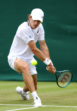 Alex de Minaur is gunning for the top five.