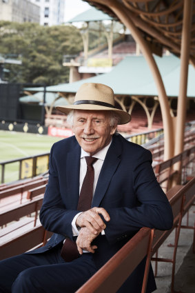 Ian Chappell at North Sydney Oval.