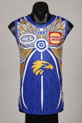 Eagles defender Lewis Jetta said the design process started with a conversation about helping supporters understand Aboriginal culture and its significance.