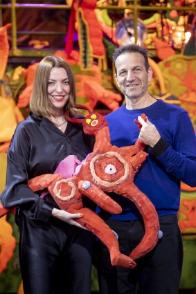Rising co-artistic directors Hannah Fox and Gideon Obarzanek in the “Poncili world” created  by the Del Hierro brothers.
