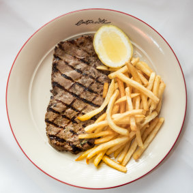 The steak frites at Entrecote.