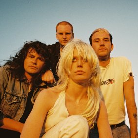 Amyl and the Sniffers are among the Australian artists on stage at Coachella this month.