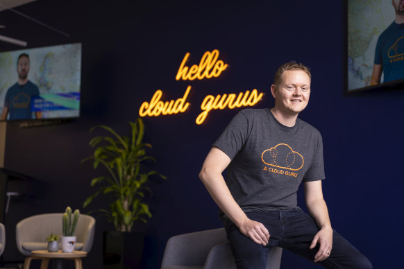 A Cloud Guru co-founder and chief executive Sam Kroonenburg. 