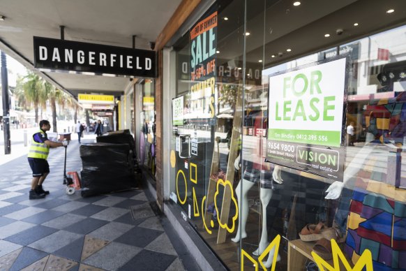 Acland Street has the highest retail vacancy rate in Melbourne, with one in four stores empty.