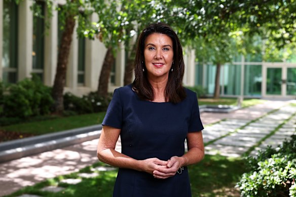 Liberal deputy leader Jane Hume at Parliament House.