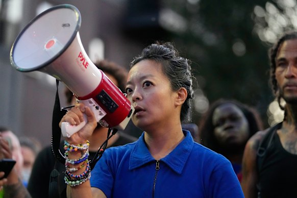 Francesca Hong, running to become governor of Michigan, has faced questions about her past calls to cancel Thanksgiving.