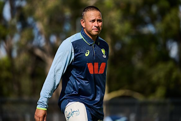 Usman Khawaja is desperate to prove his fitness.