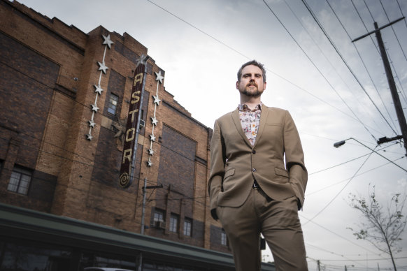 Zak Hepburn, general manager of Melbourne institution The Astor Theatre.