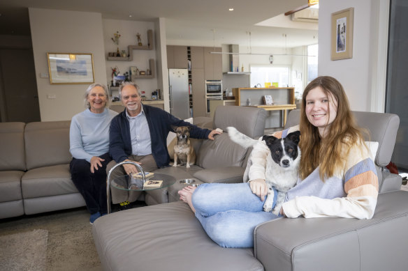 Natarcha Simmonds lives with her parents Karen and Adam in the Melbourne suburb of Beaumaris.