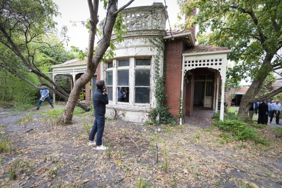 The agents on this Armadale house were fined for underquoting, but said they would fight the fine.