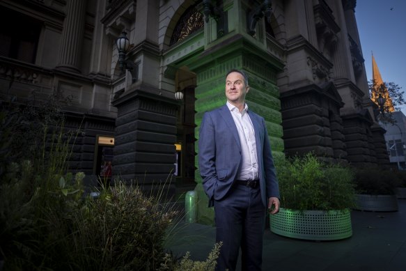 Chief executive of the City of Melbourne Justin Hanney was appointed to the role in 2019. 