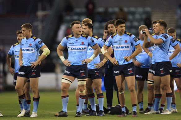 It was a familiar result for the Waratahs in Wollongong.