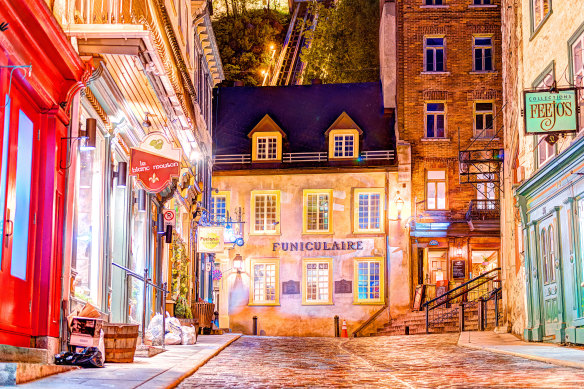 Funicular, Quebec City.