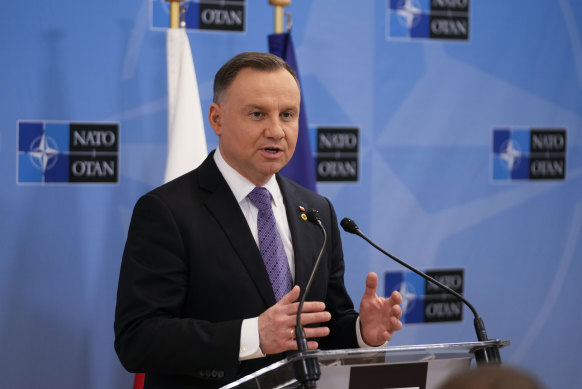 Poland’s President Andrzej Duda.