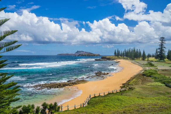 Cemetery Bay on Norfolk Island.